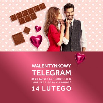 „Walentynkowy Telegram” w Atrium Plejada