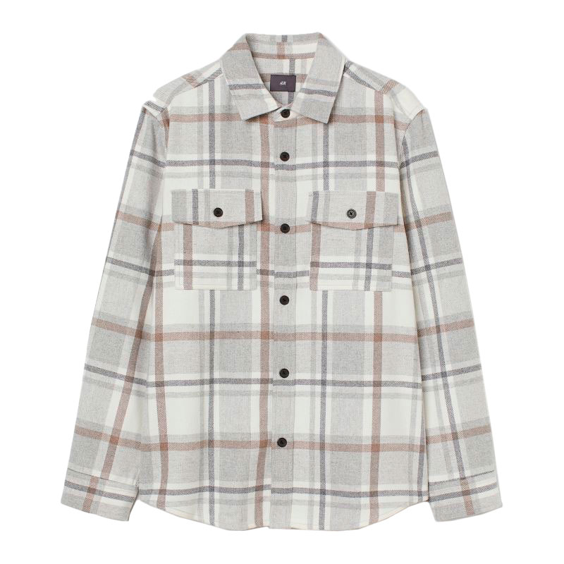 Koszula, męska koszula, koszula do pracy, H&M, koszula w kratę