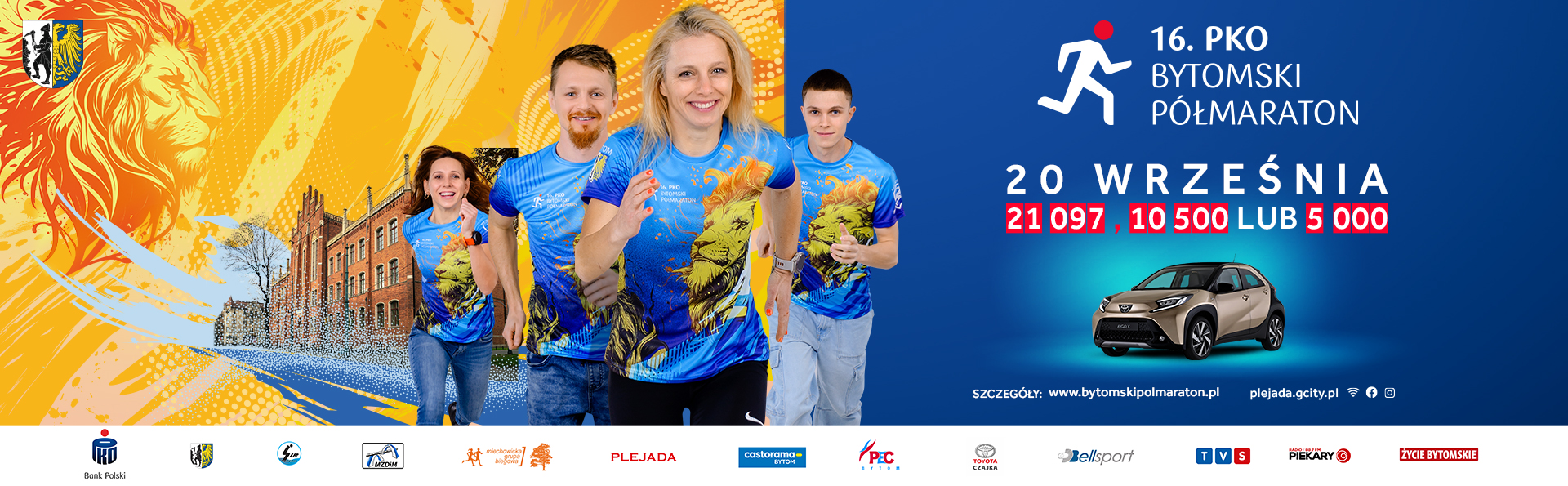 CH Plejada – 16. PKO Bytomski Półmaraton – WWW