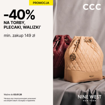 - 40% na TORBY, PLECAKI, WALIZKI