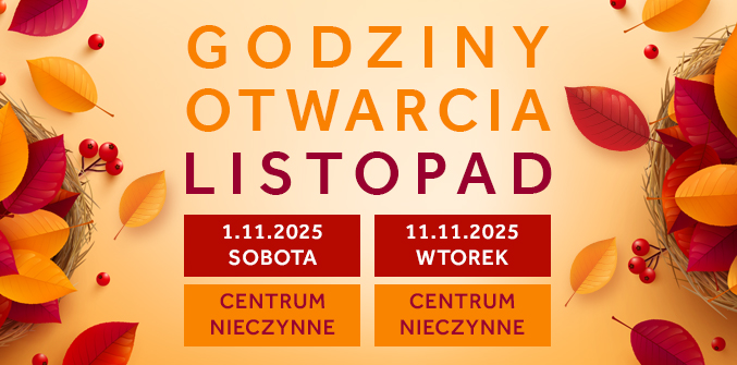 CH Plejada – listopadowe dni