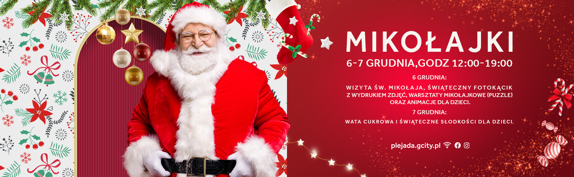 Mikołajkowy weekend w G City Plejada