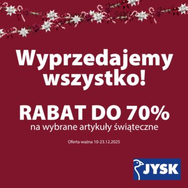 Wyprzedaż w Jysk