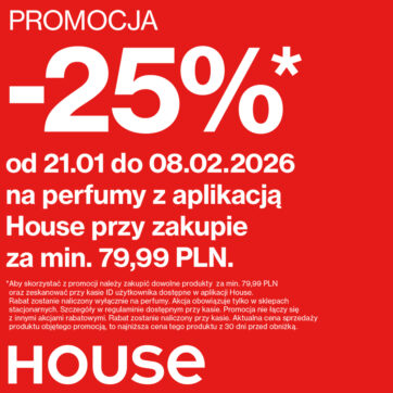 Promocja na perfumy House