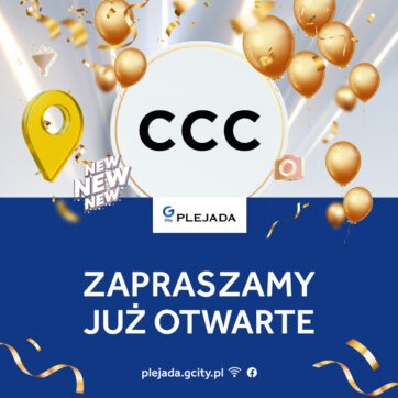 Zapraszamy do ponownie otwartego sklepu w G City Plejada – CCC!