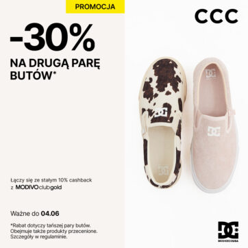 -30% na drugą parę butów
