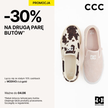 -30% na drugą parę butów