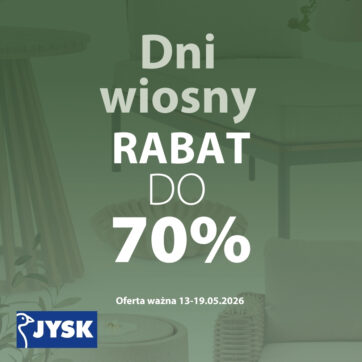 Dni Wiosny w Jysk