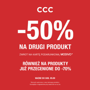 -50% na drugi produkt