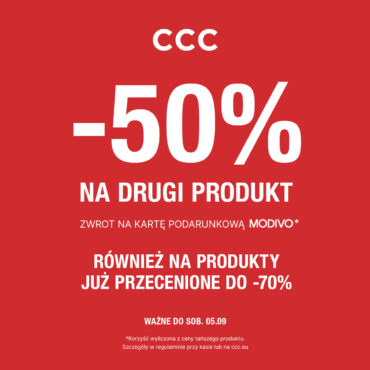 -50% na drugi produkt