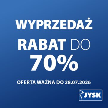 Letnia wyprzedaż w JYSK