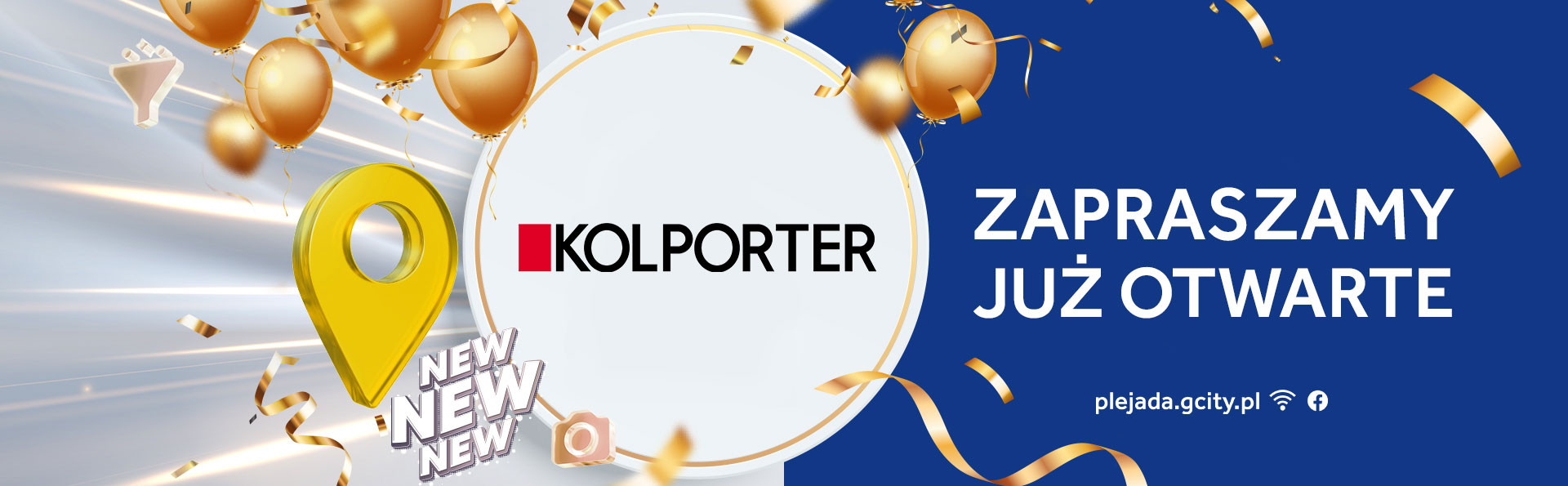 Zapraszamy do Kolportera w G City Plejada!