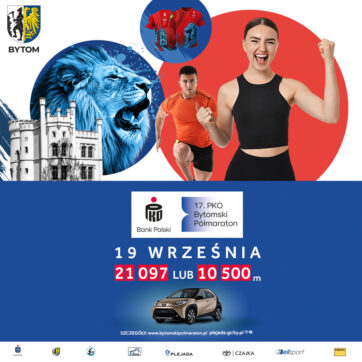 Bytom ponownie pobiegnie! 17. PKO Bytomski Półmaraton wystartuje z G City Plejada